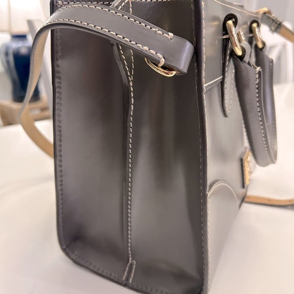 Dooney & Bourke Jayne Satchel- Gray - Picture 8 of 9